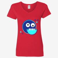 Ladies' Heavy Cotton™ V-Neck T-Shirt Thumbnail