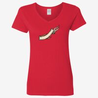 Ladies' Heavy Cotton™ V-Neck T-Shirt Thumbnail