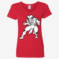 Ladies' Heavy Cotton™ V-Neck T-Shirt Thumbnail