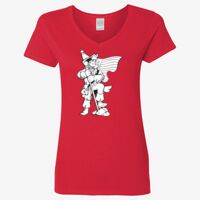 Ladies' Heavy Cotton™ V-Neck T-Shirt Thumbnail