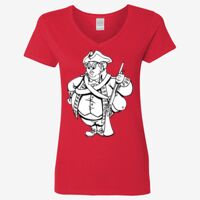 Ladies' Heavy Cotton™ V-Neck T-Shirt Thumbnail