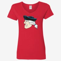 Ladies' Heavy Cotton™ V-Neck T-Shirt Thumbnail