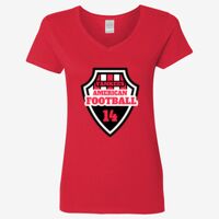 Ladies' Heavy Cotton™ V-Neck T-Shirt Thumbnail