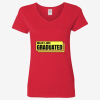 Ladies' Heavy Cotton™ V-Neck T-Shirt Thumbnail