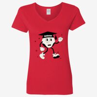 Ladies' Heavy Cotton™ V-Neck T-Shirt Thumbnail
