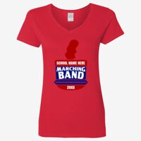 Ladies' Heavy Cotton™ V-Neck T-Shirt Thumbnail