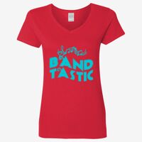 Ladies' Heavy Cotton™ V-Neck T-Shirt Thumbnail