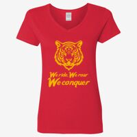 Ladies' Heavy Cotton™ V-Neck T-Shirt Thumbnail