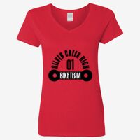 Ladies' Heavy Cotton™ V-Neck T-Shirt Thumbnail