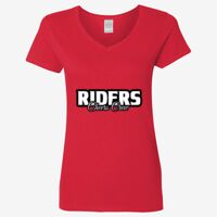 Ladies' Heavy Cotton™ V-Neck T-Shirt Thumbnail