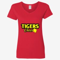 Ladies' Heavy Cotton™ V-Neck T-Shirt Thumbnail