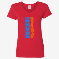 Ladies' Heavy Cotton™ V-Neck T-Shirt Thumbnail