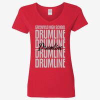 Ladies' Heavy Cotton™ V-Neck T-Shirt Thumbnail